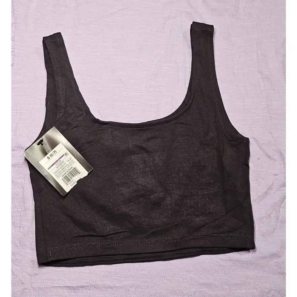 Girl's strapped cropped top